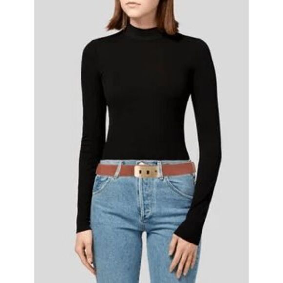 Diane Von Furstenberg Seraphina Leather Belt - Size Petite - Picture 1 of 10